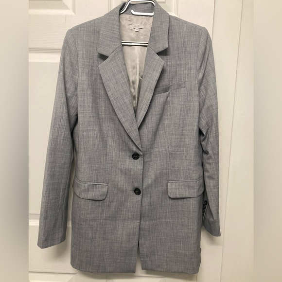 IRIS & INK grey blazer size 14 - Picture 4 of 15